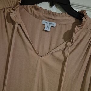 Carolina Belle Tan Blouse